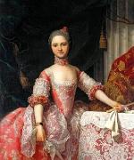 unknow artist Portrait of Maria Luisa de Parma oil painting on canvas